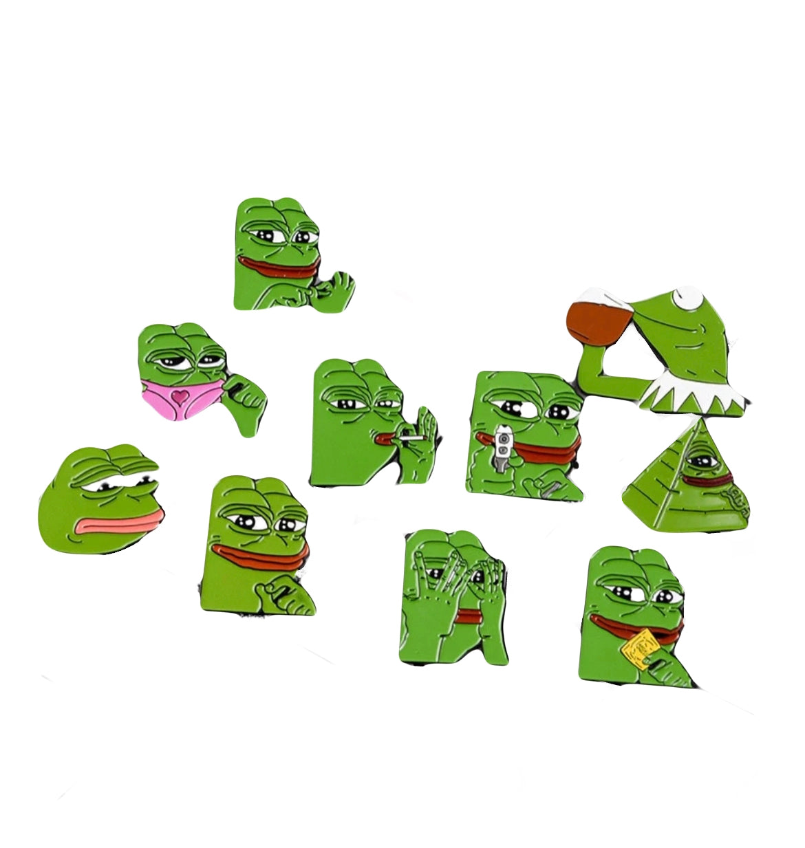 Pepe The Frog Meme Enamel Pins Accessories