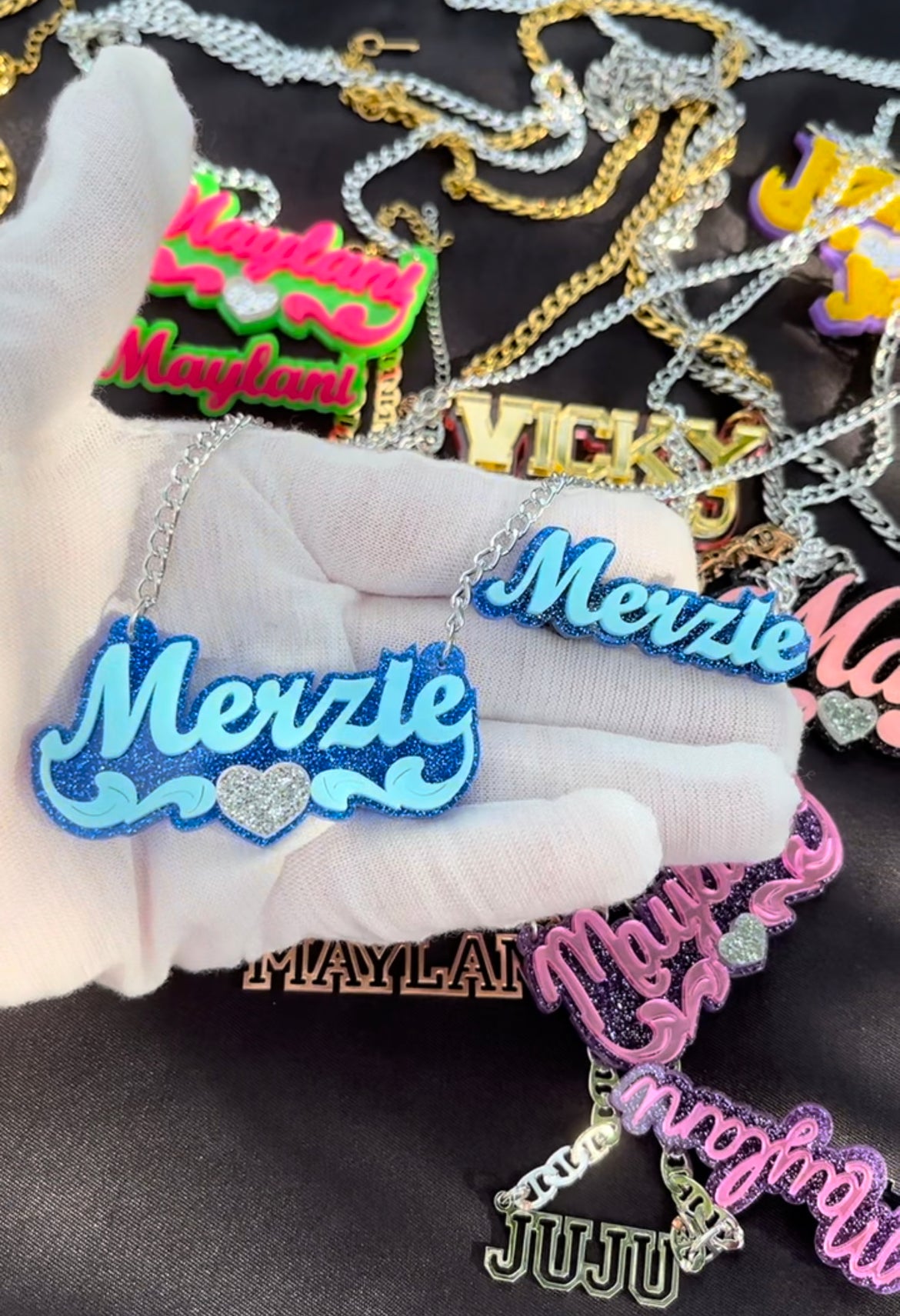 Custom Name Hair Clips