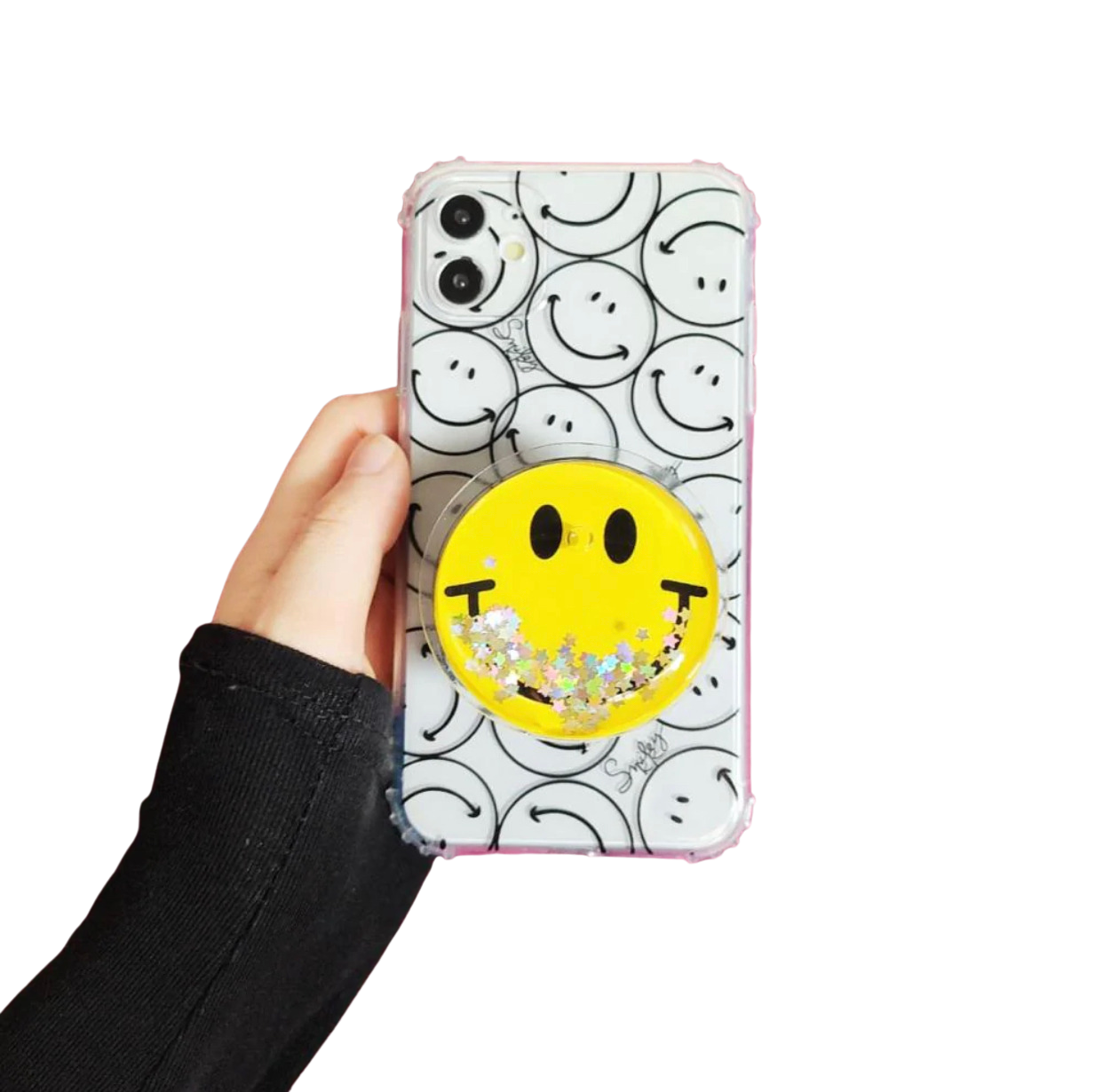Smile Stand Holder Phone Case For iphone cover