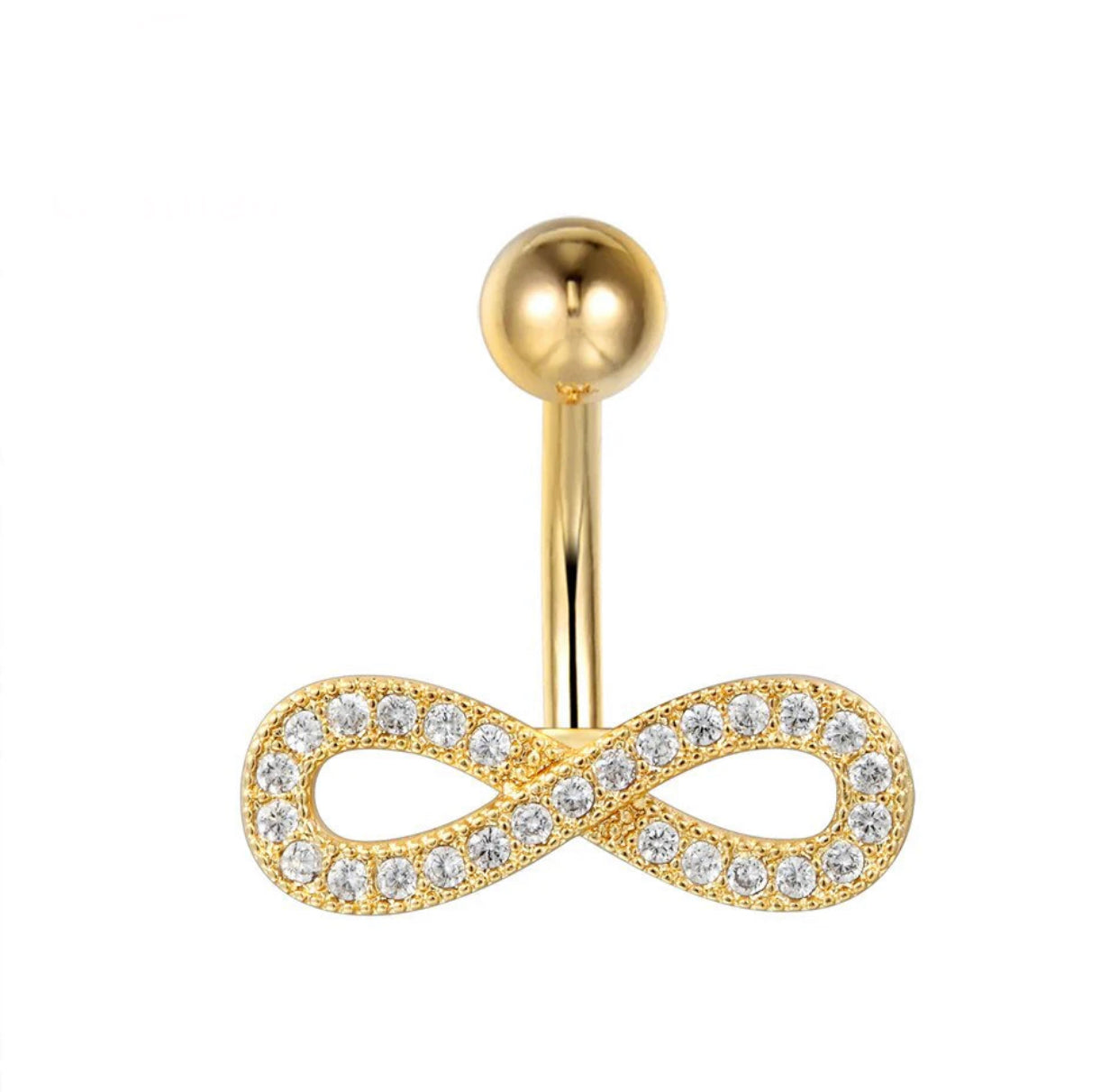 Gold Plated Variety Dangle Navel Belly Button Surgical Steel Piercing Barbell Body Jewelry
