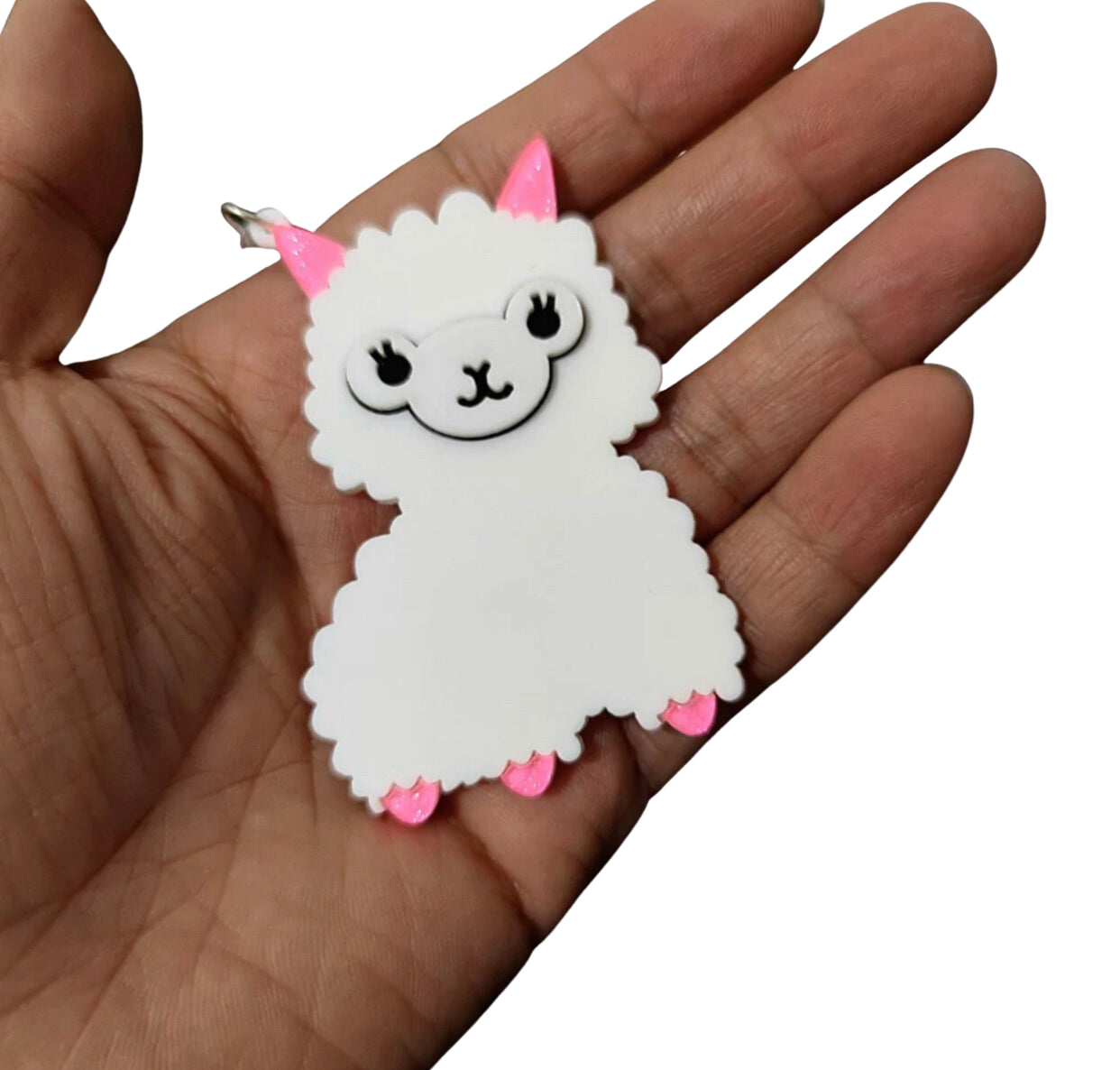 Alpaca Acrylic Jewelry Pendant Necklace