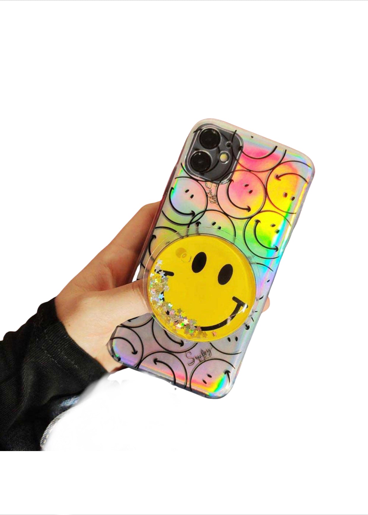 Smile Stand Holder Phone Case For iphone cover