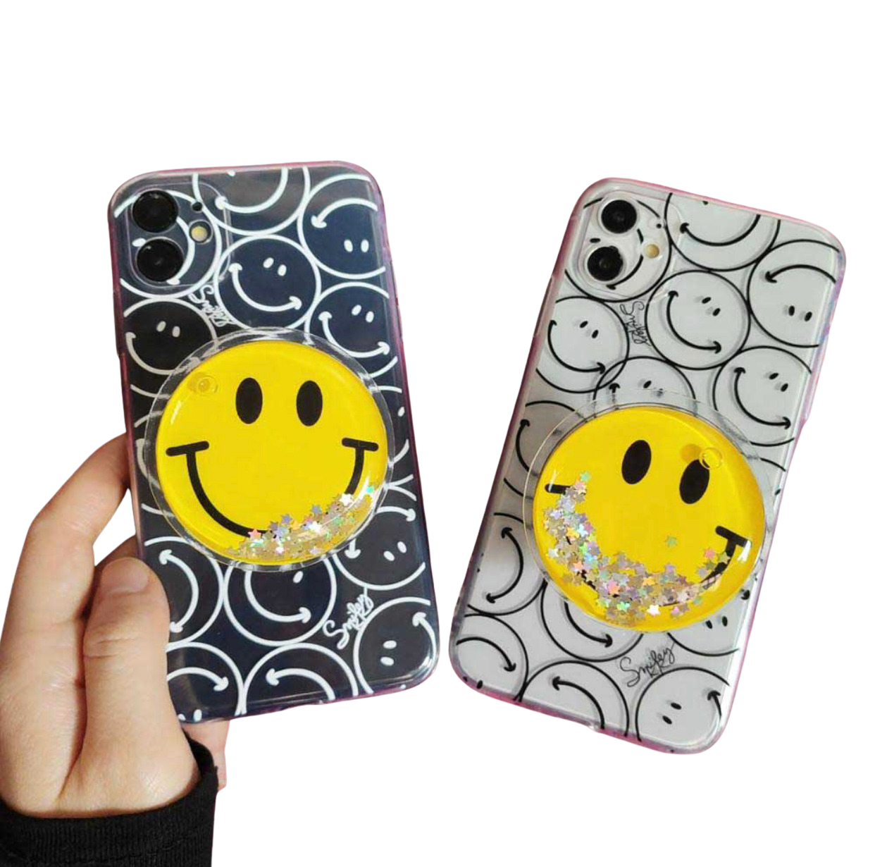 Smile Stand Holder Phone Case For iphone cover