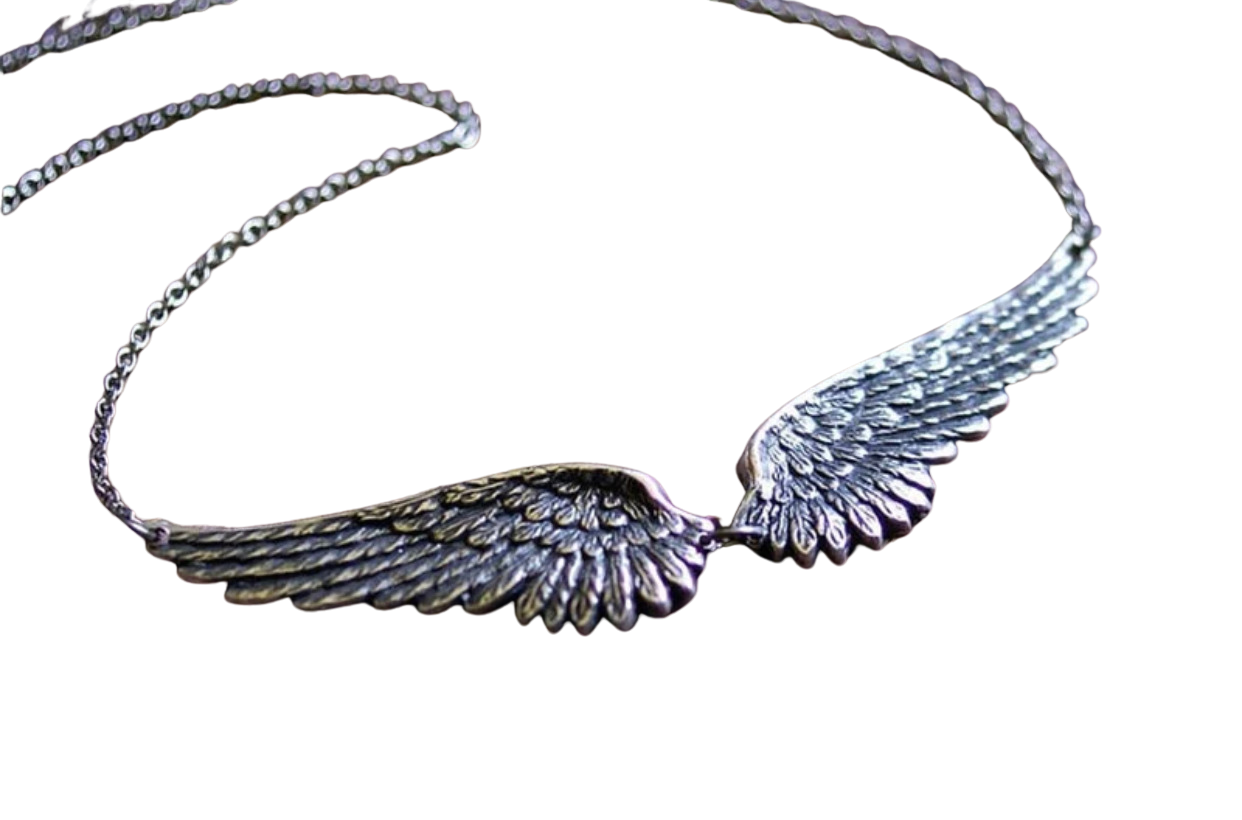 Vintage Angel Wings Necklace for Women