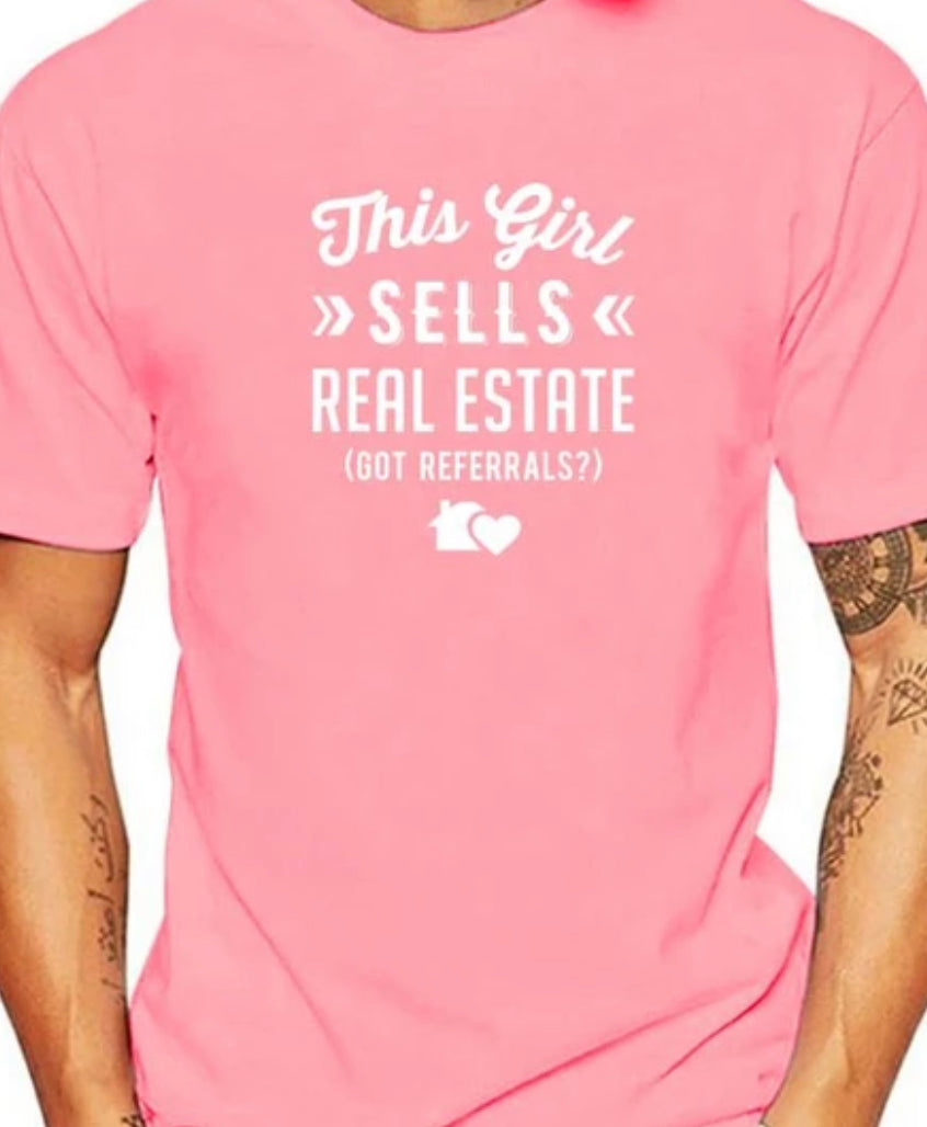 This Girl Sells Real Estate T Shirt