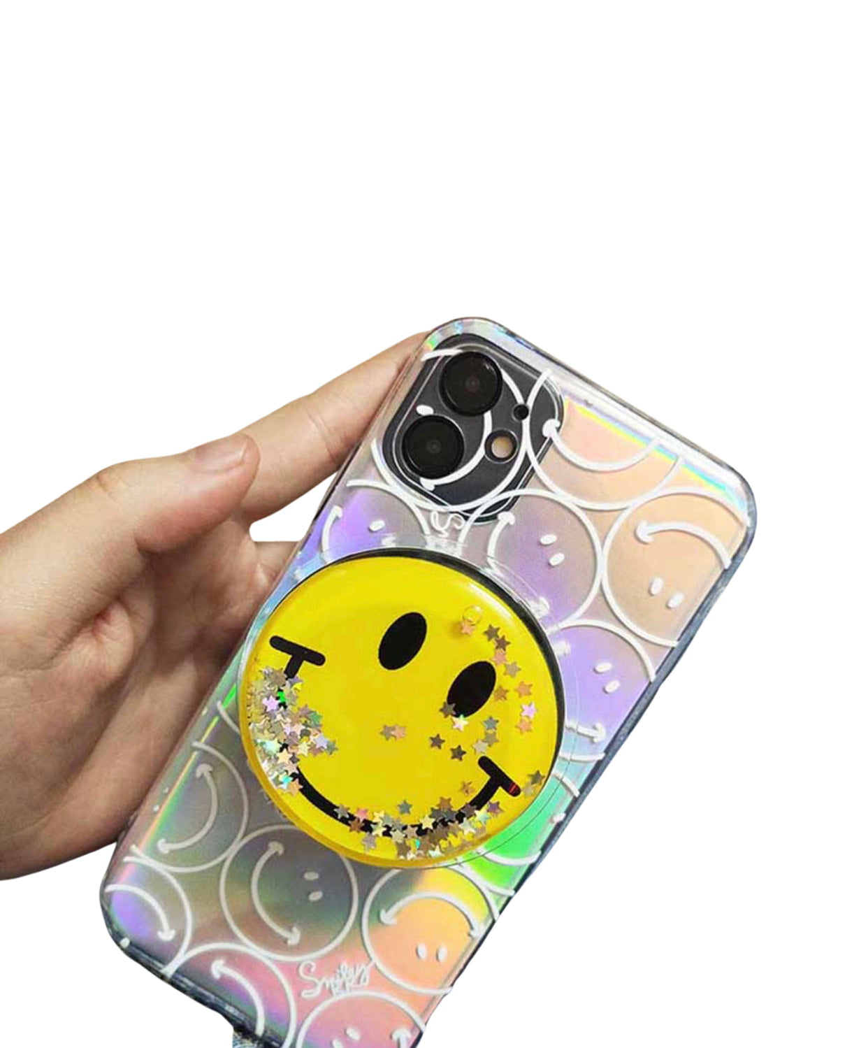 Smile Stand Holder Phone Case For iphone cover