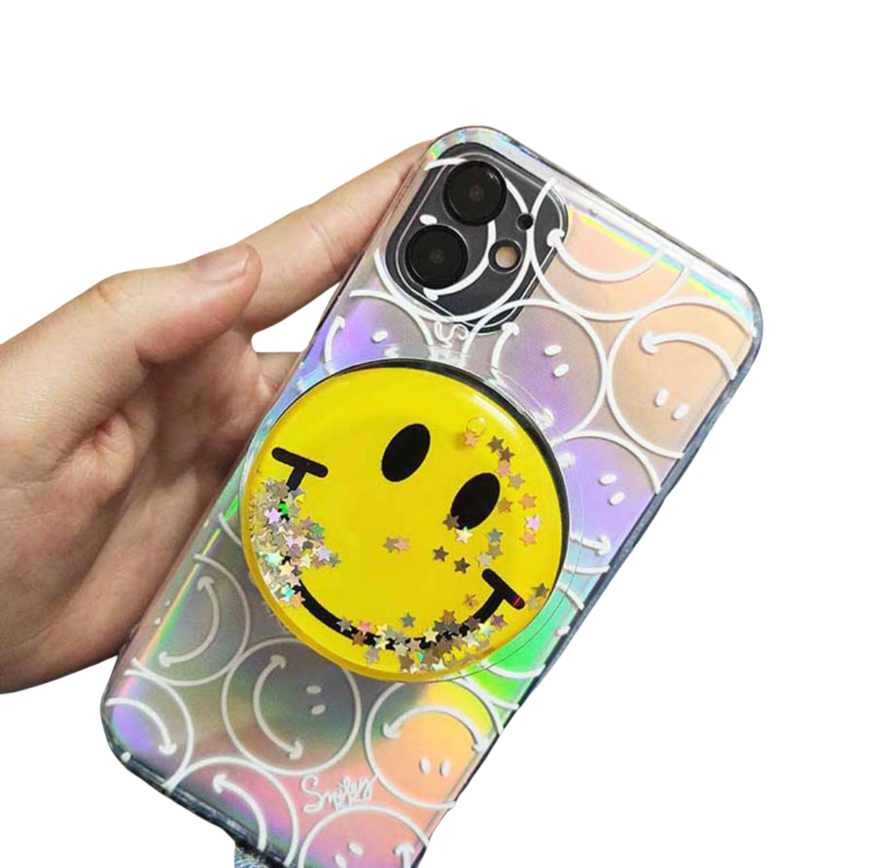 Smile Stand Holder Phone Case For iphone cover