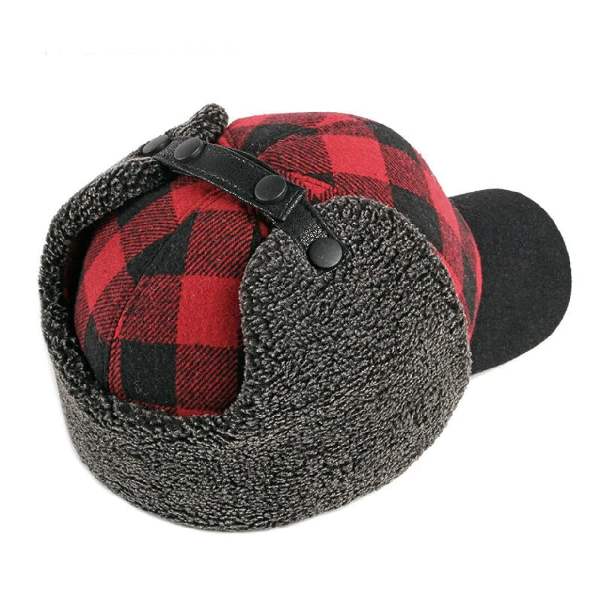 Winter Plaid Bomber Hat