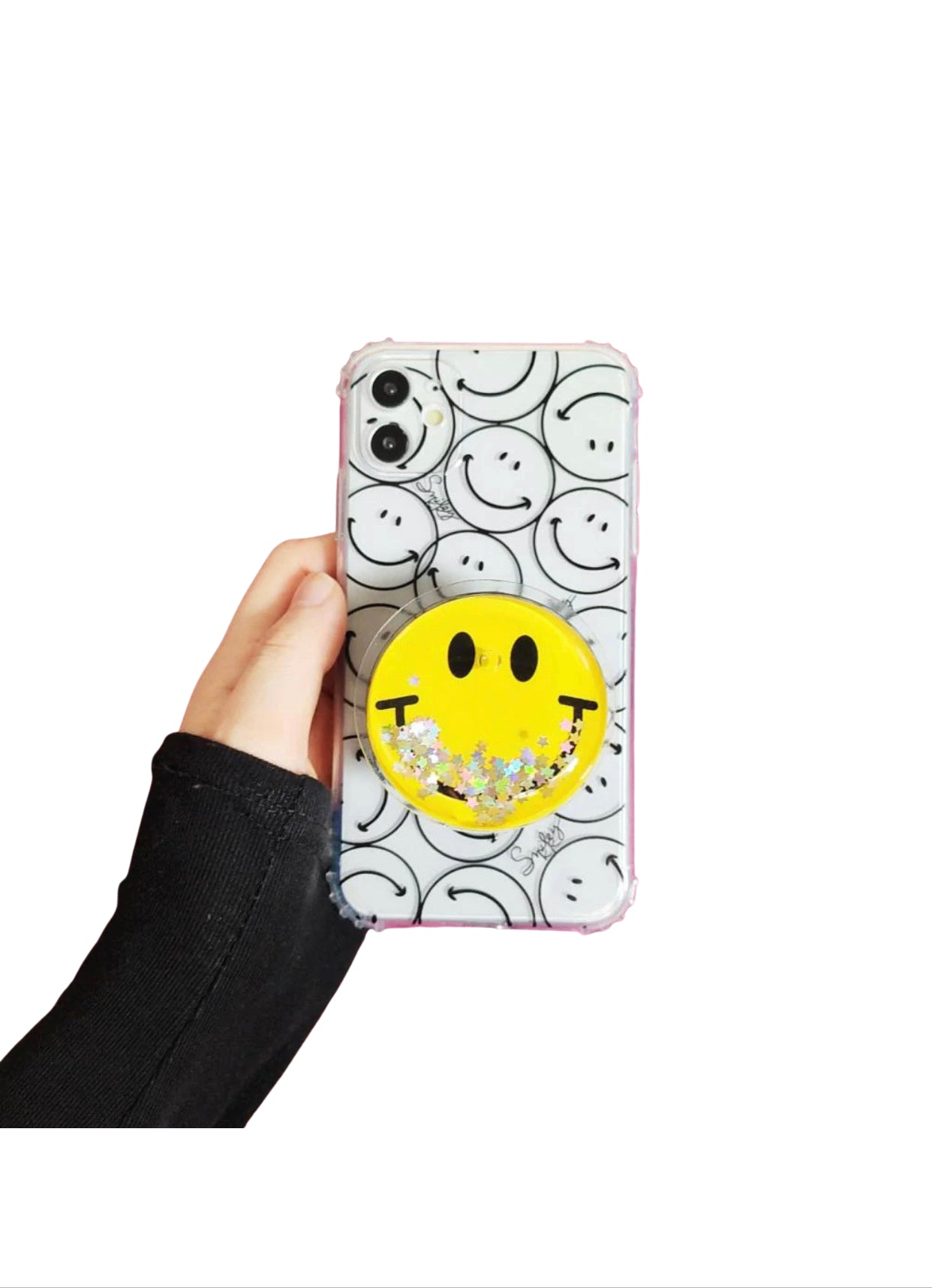 Smile Stand Holder Phone Case For iphone cover