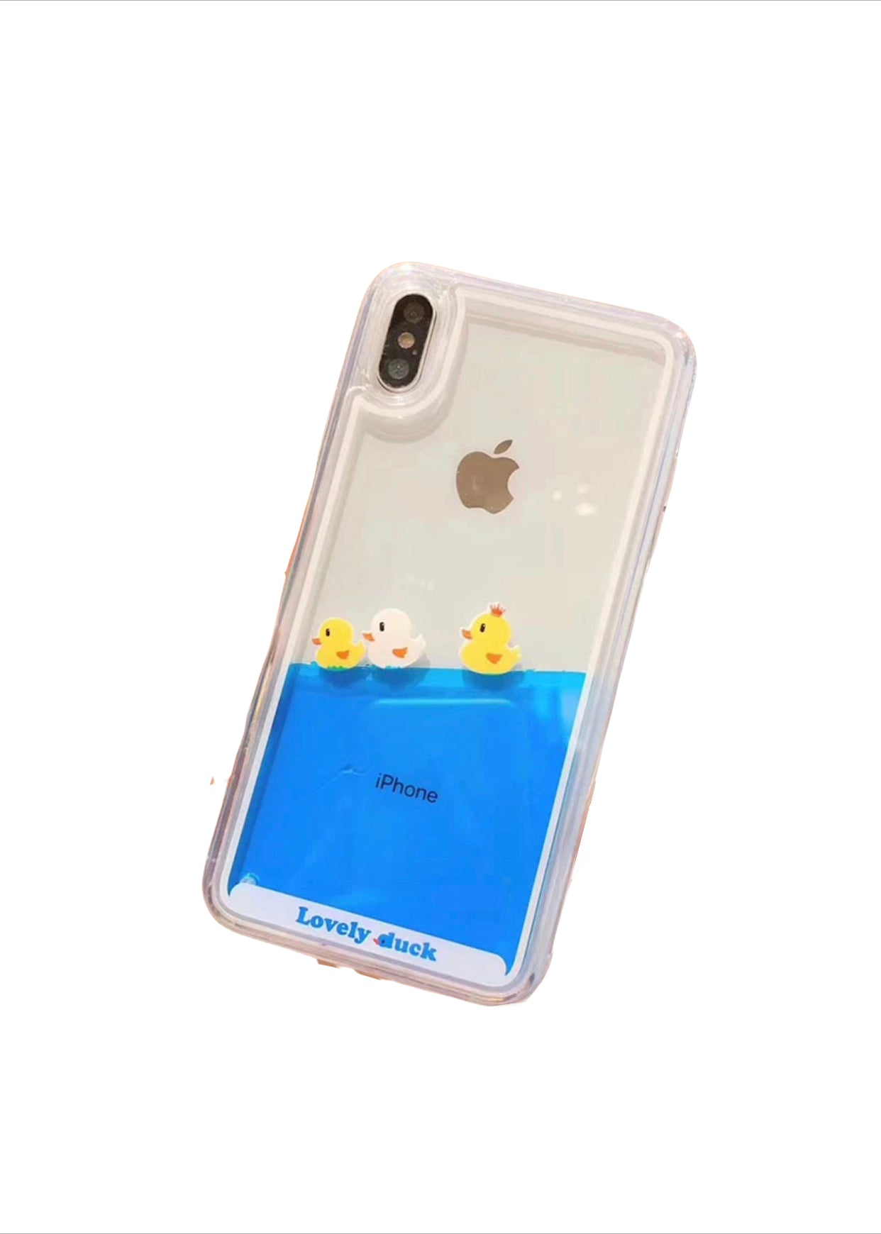 Swimming Duck Liquid Cover Case For iPhone Cover