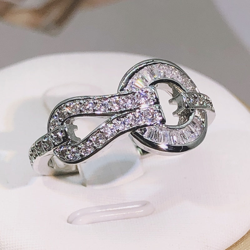 Round Loop Ring 925 Sterling Silver Jewelry