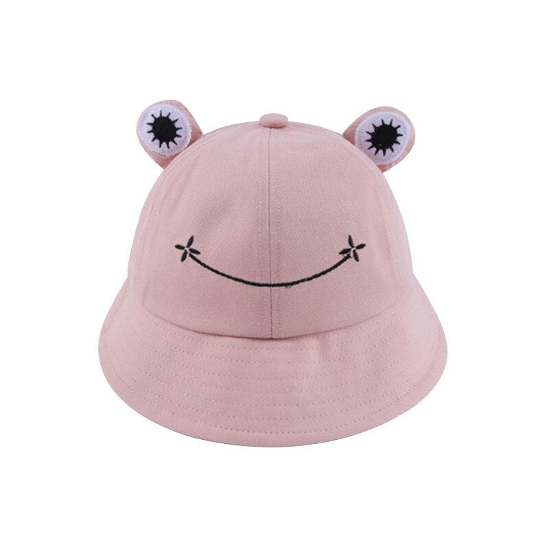 Frog Bucket Hat Panama Fishing Cap Cute Adult Size And Child Size