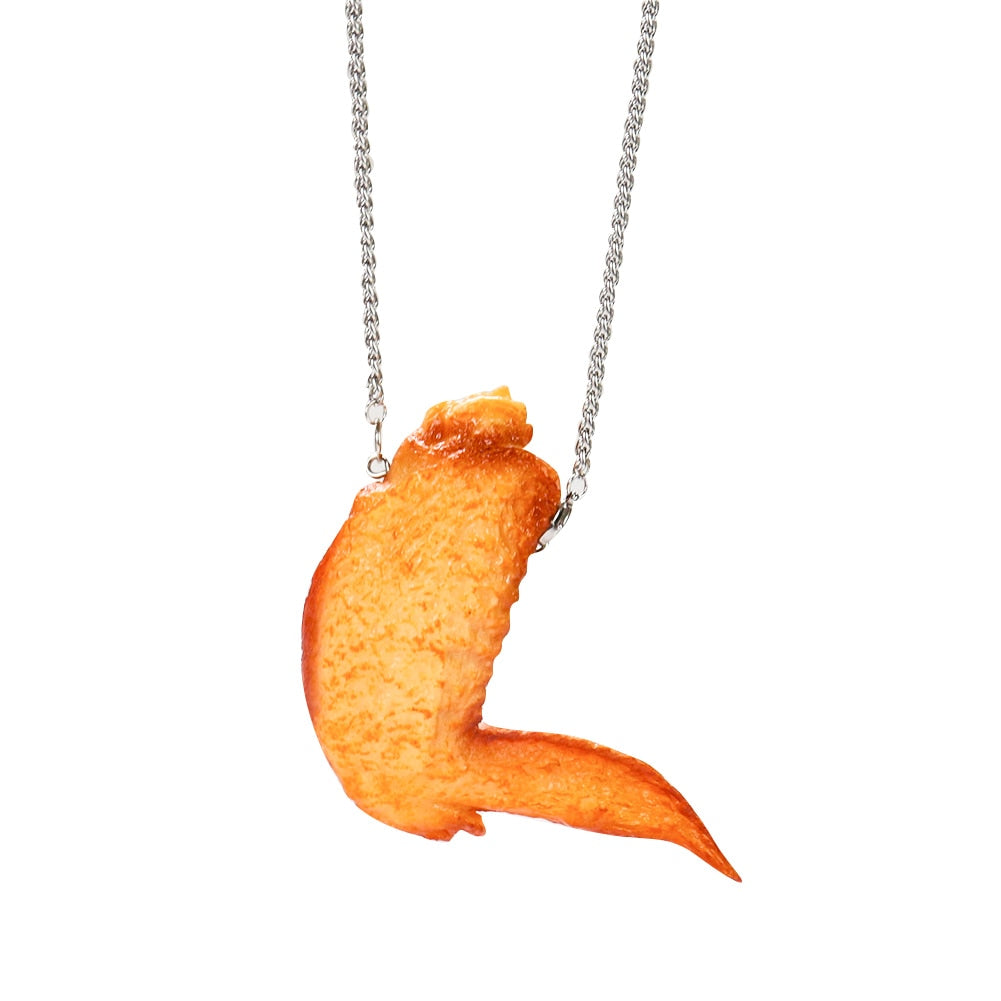 Chicken Wing Necklace Pendant Jewelry