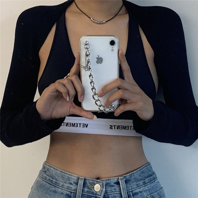 Butterfly Chain Bracelet Transparent soft Phone Case For iPhone Cover