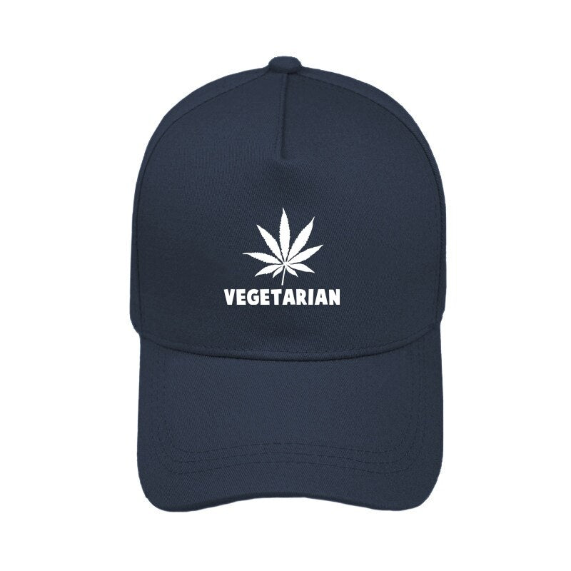 Vegan Vegetarian Weed baseball caps