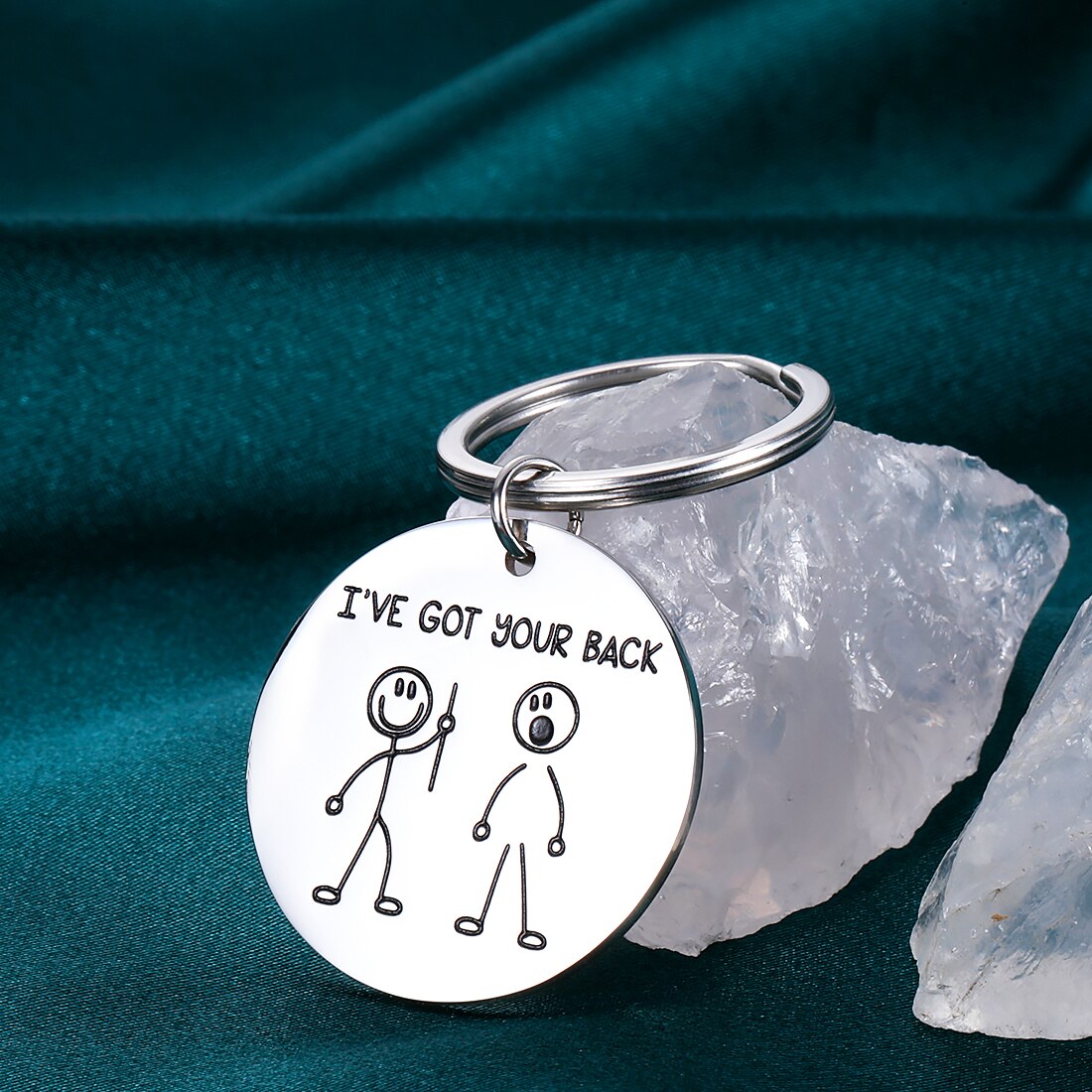 Keychain I Got Your Back Stick Figures Misc