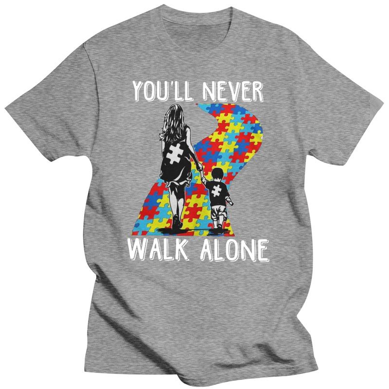 You'll Never Walk Alone Autism Awareness T-Shirts