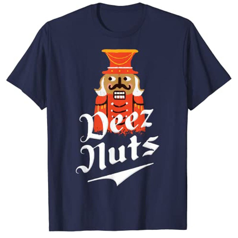 Deezs Nuts Nutcrackers Womens T-Shirt Funny Christmas