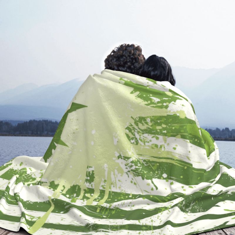 Marijuana Leaf Fleece Blanket