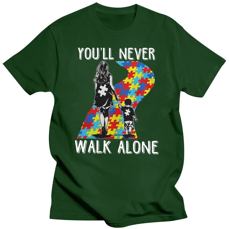 You'll Never Walk Alone Autism Awareness T-Shirts