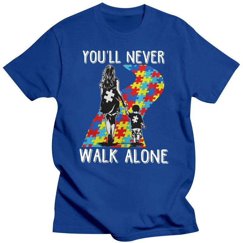 You'll Never Walk Alone Autism Awareness T-Shirts