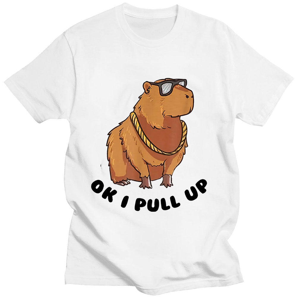Ok I Pull Up Capybara T Shirt