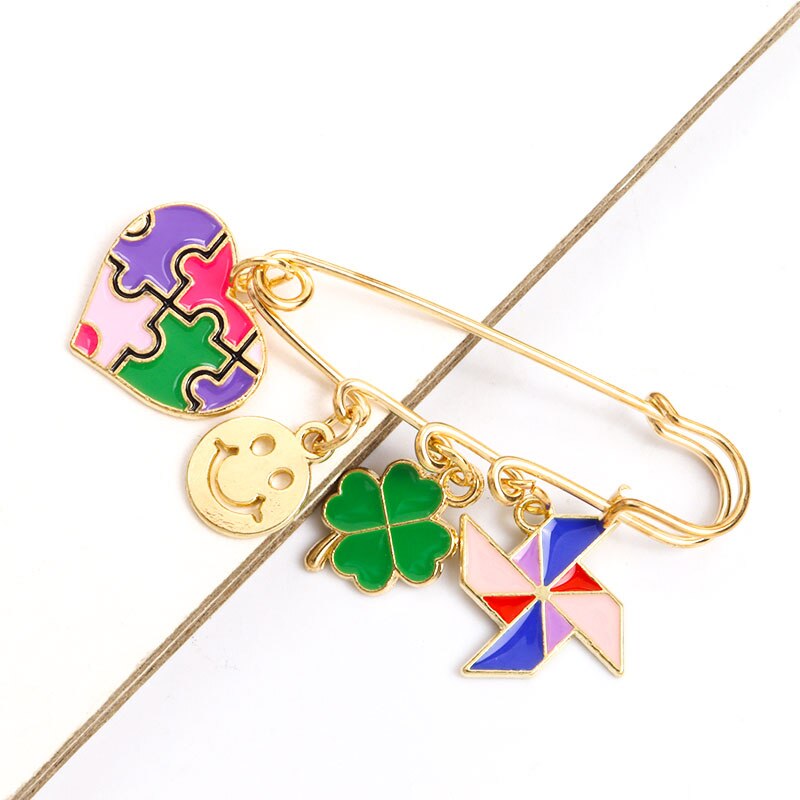 Autism Awareness Enamel Pins Brooches Jewelry
