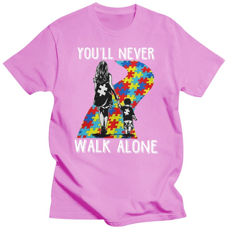 You'll Never Walk Alone Autism Awareness T-Shirts