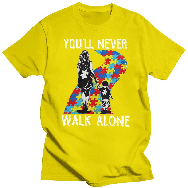 You'll Never Walk Alone Autism Awareness T-Shirts