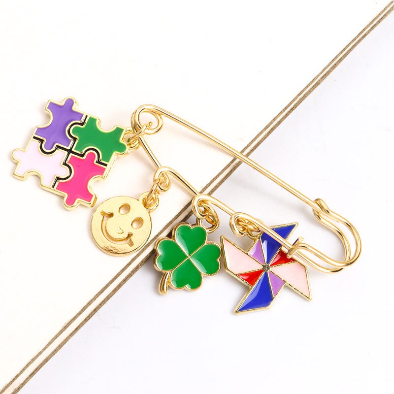 Autism Awareness Enamel Pins Brooches Jewelry