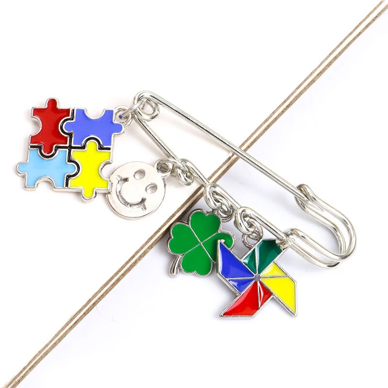 Autism Awareness Enamel Pins Brooches Jewelry