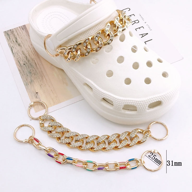 Diamond Shoe Chain For Croc Shoes Accessories