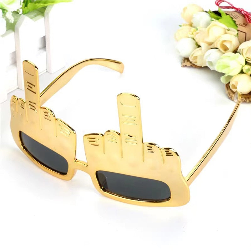 Middle Finger Glasses Funny Sunglasses