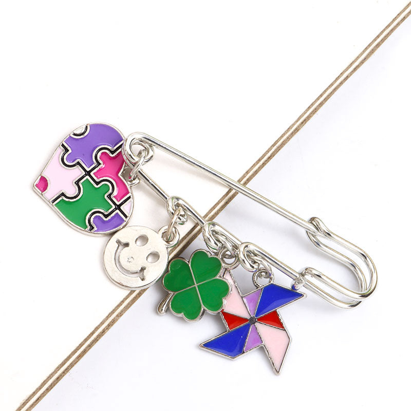 Autism Awareness Enamel Pins Brooches Jewelry