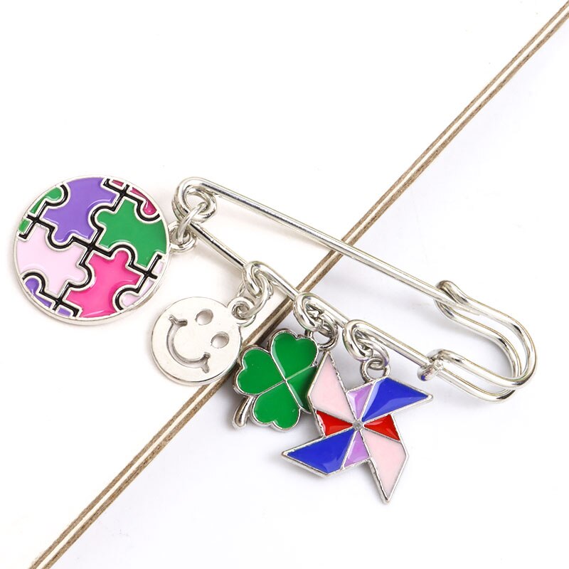 Autism Awareness Enamel Pins Brooches Jewelry