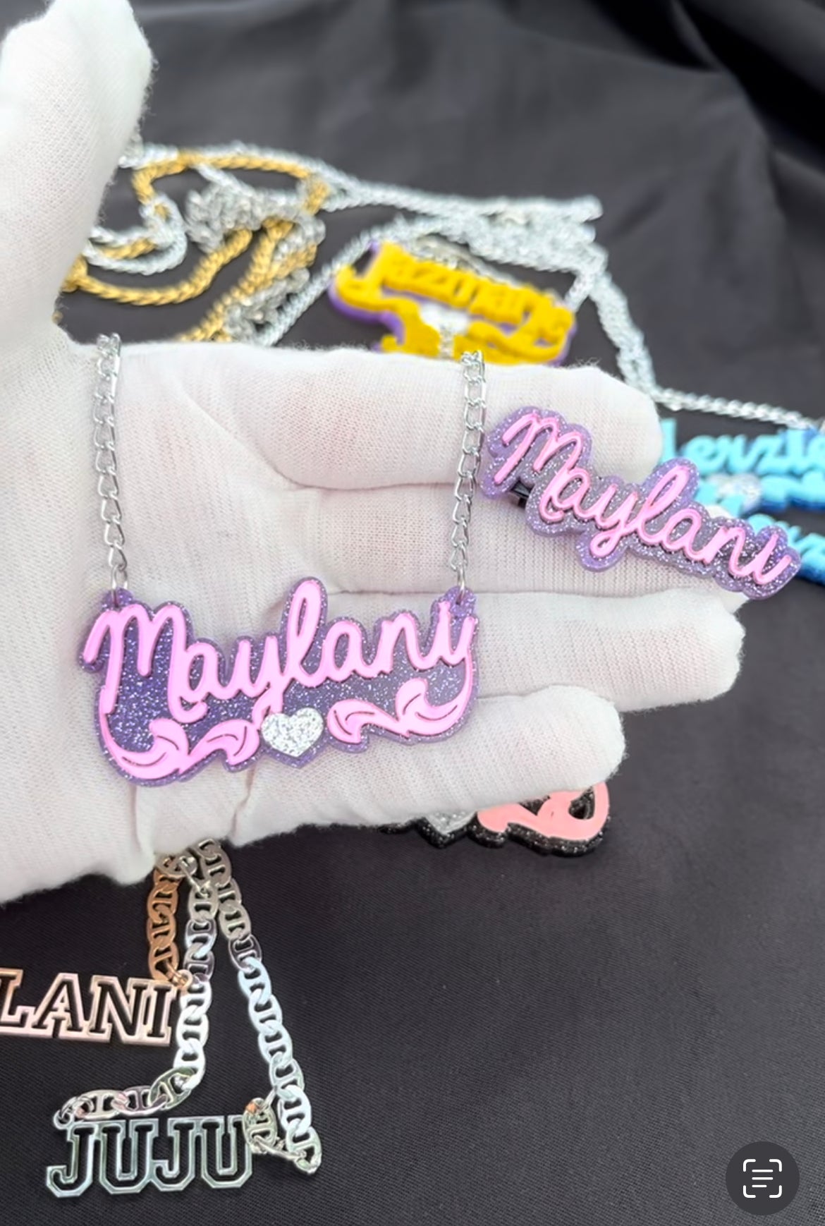 Custom Name Hair Clips