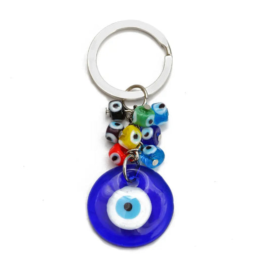 Multi Evil Eye Key Chain