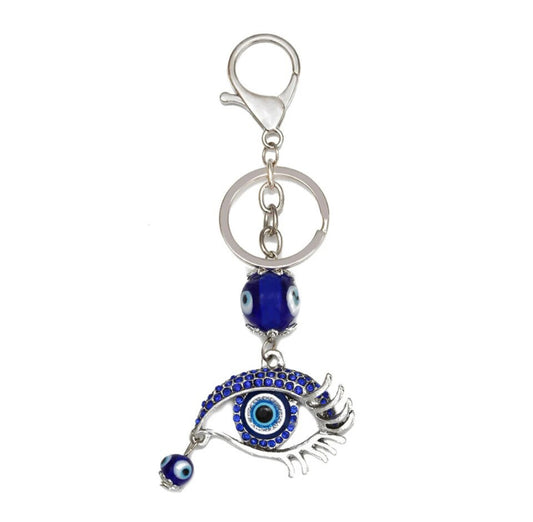 Evil Eye Tear Drop Key Chain