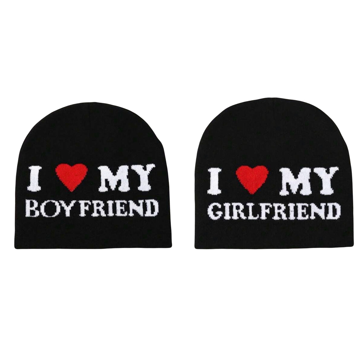 I Love My Boyfriend / Girlfriend Beanies