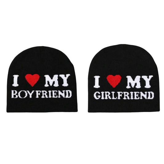 I Love My Boyfriend / Girlfriend Beanies
