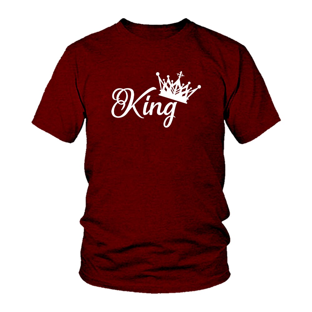 King And Queen Matching Couple T Shirts