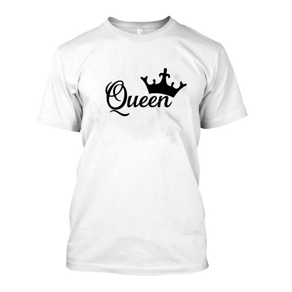 King And Queen Matching Couple T Shirts