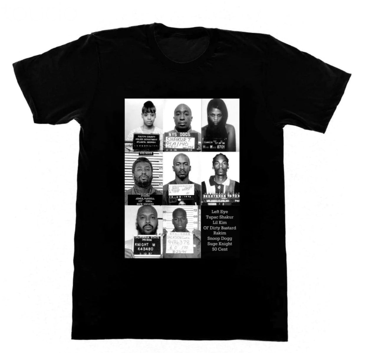 Hip Hop Mugshots T- Shirt