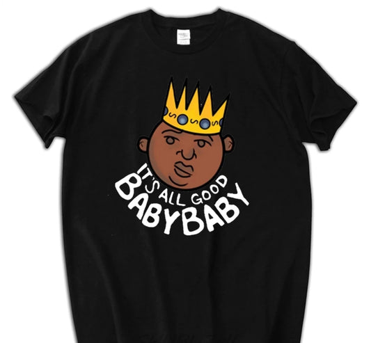 Its All Good Baby Baby Biggie Smalls T-Shirt (Adult And Child Sizes)
