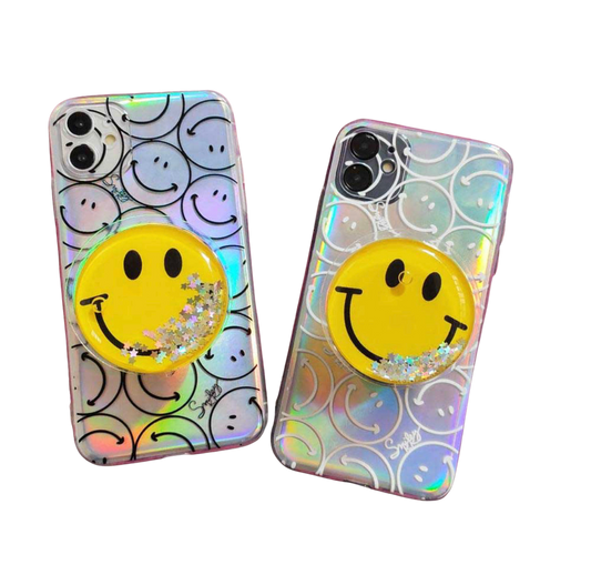 Smile Stand Holder Phone Case For iphone cover