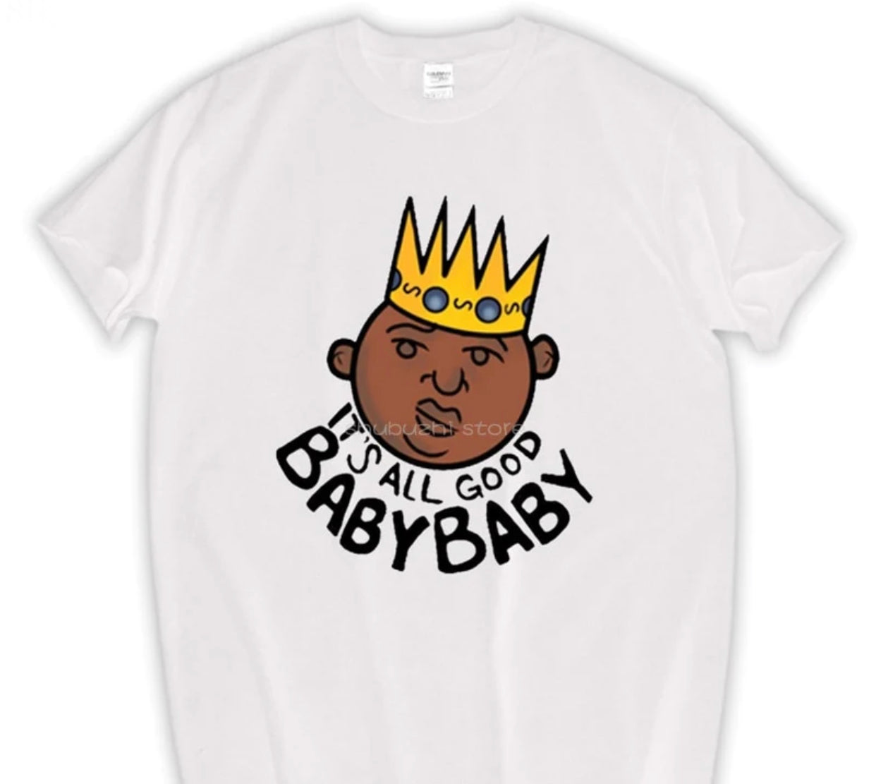 Its All Good Baby Baby Biggie Smalls T-Shirt (Adult And Child Sizes)