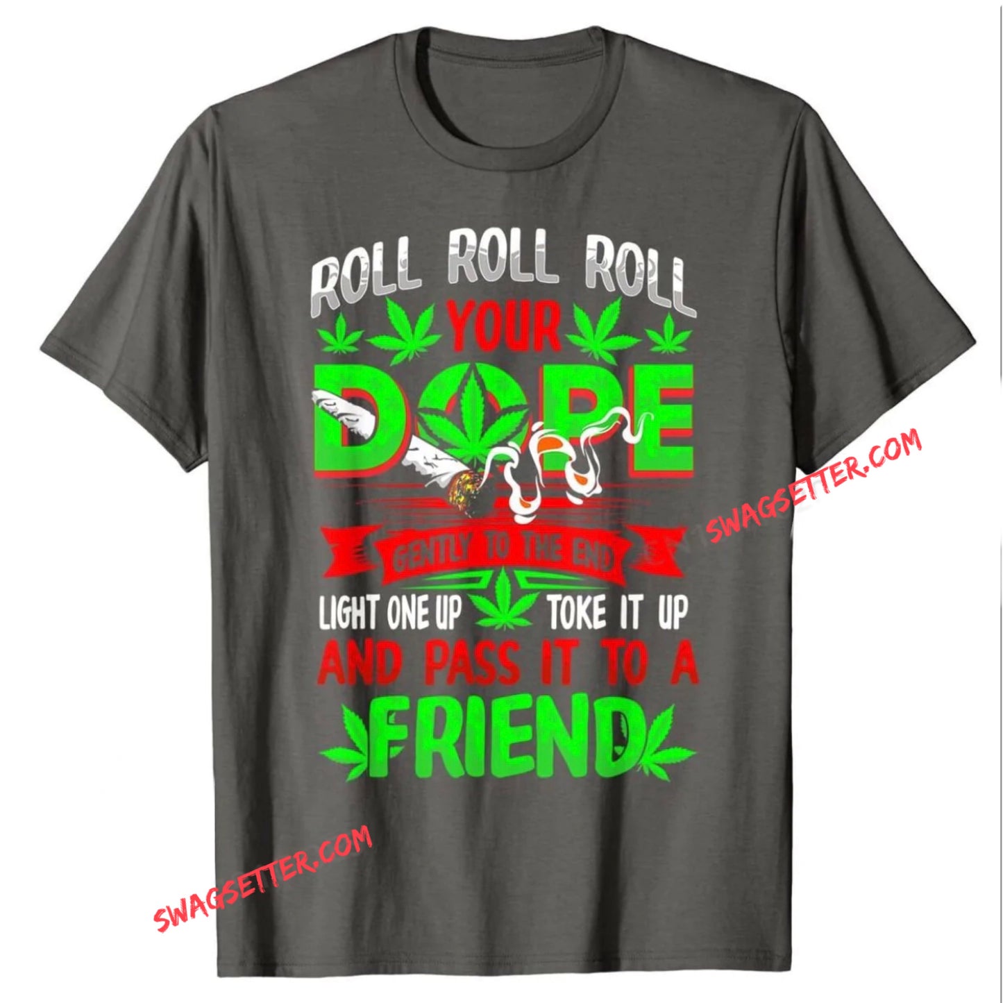 Roll Joint Smoking T-Shirt