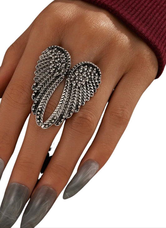 Vintage Wing Ring for Women Jewelry