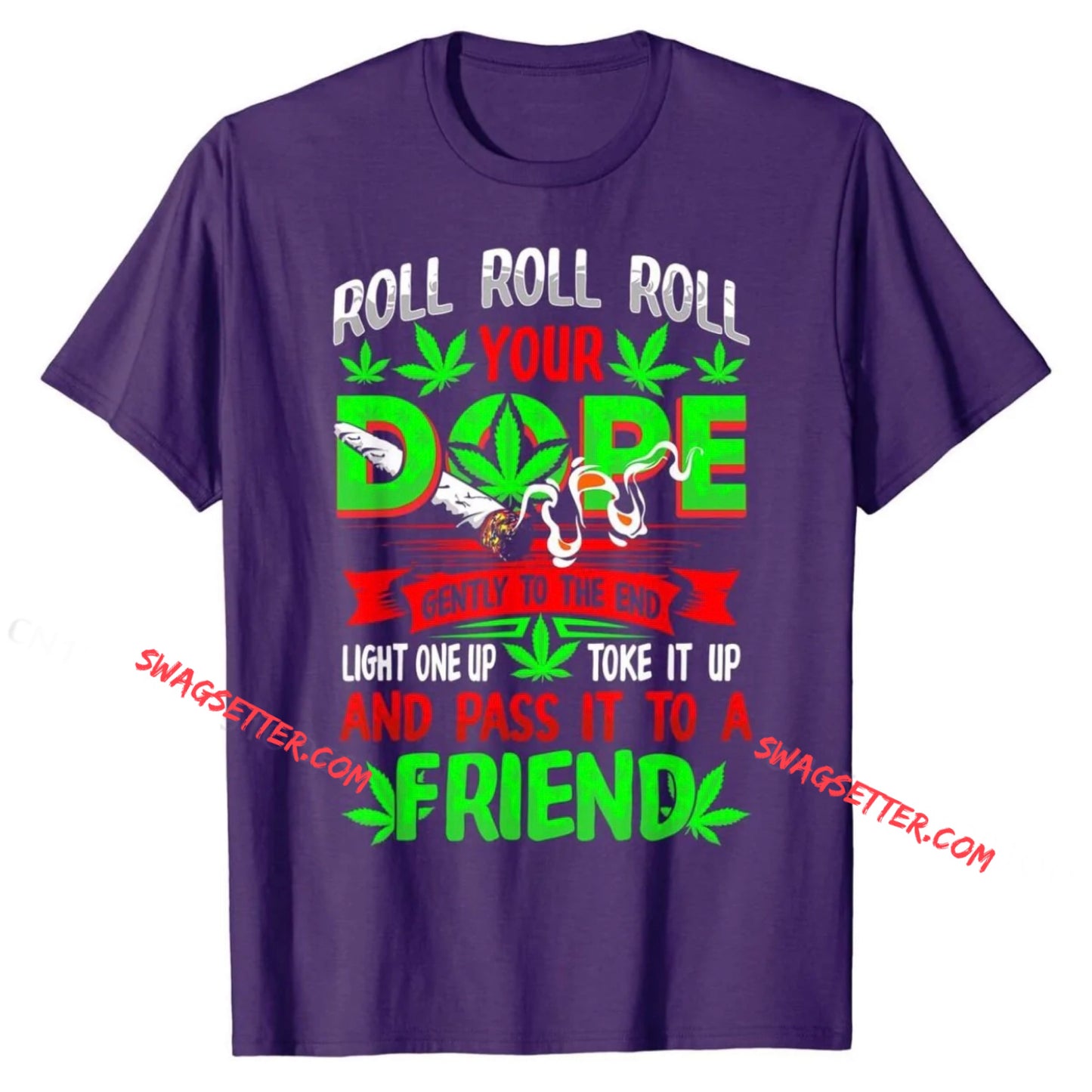 Roll Joint Smoking T-Shirt