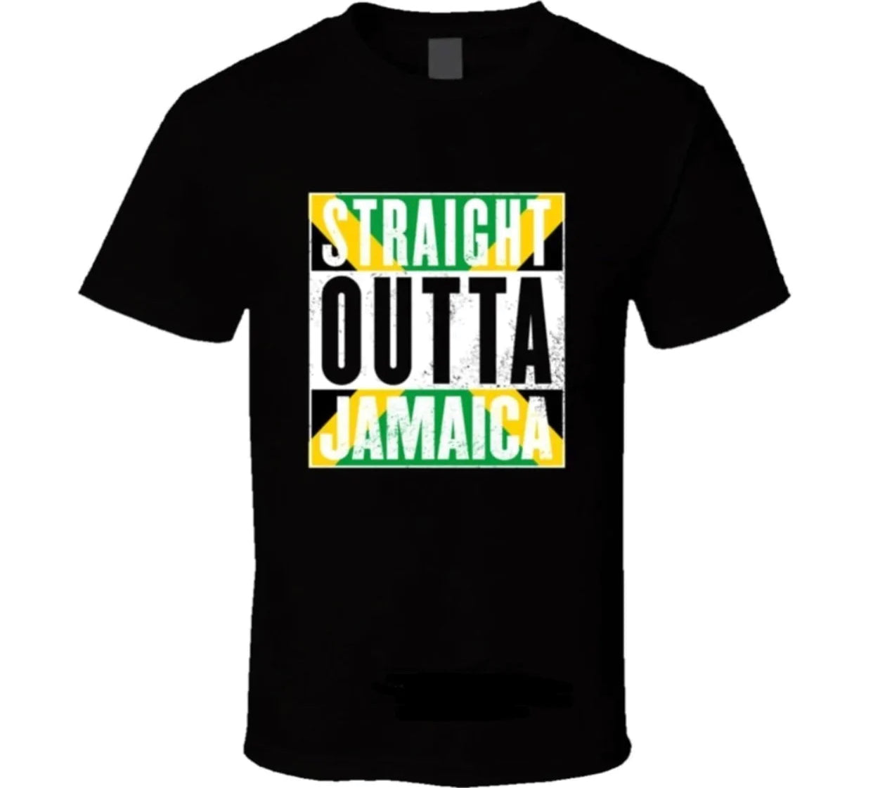 Straight Outta Jamaica Jamaican Pride T-Shirt